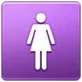 Émoji 🚺 Symbole Toilettes Femmes sur Samsung One UI 5.0.