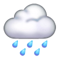 🌧️ Emoji Nube Con Lluvia en Samsung One UI 6.1.