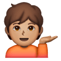 💁🏽 Emoji Persona De Mostrador De Información: Tono De Piel Medio en Samsung One UI 6.1.