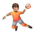 🤾🏽 Emoji Handballspieler(in): mittlere Hautfarbe Samsung One UI 6.1.