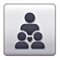 🧑‍🧒‍🧒 Emoji Familie: Erwachsener, Kind, Kind Samsung One UI 6.1.