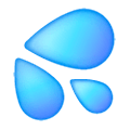 Emoji 💦 Gocce Di Sudore su Samsung One UI 6.1.