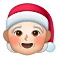 Emoji 🧑🏻‍🎄 Santa Claus: Carnagione Chiara su Samsung One UI 6.1.