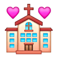 💒 Emoji Iglesia Celebrando Boda en Samsung One UI 6.1.