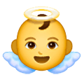 👼 Emoji Bebé ángel en Samsung One UI 6.1.