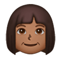 👩🏾 Emoji Mujer: Tono De Piel Oscuro Medio en Samsung One UI 6.1.