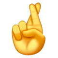 🤞 Emoji Hand mit gekreuzten Fingern Samsung One UI 6.1.