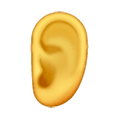 Emoji 👂 Orecchio su Samsung One UI 6.1.