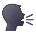 Emoji 🗣️ Persona Che Parla su Samsung One UI 6.1.