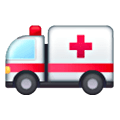 Émoji 🚑 Ambulance sur Samsung One UI 6.1.