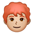 👨🏼‍🦰 Emoji Mann: mittelhelle Hautfarbe, rotes Haar Samsung One UI 6.1.