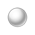 ⚬ Emoji Círculo branco pequeno médio  na Samsung One UI 6.1.