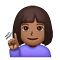 🧏🏾‍♀️ Emoji Mulher Surda: Pele Morena Escura na Samsung One UI 6.1.