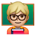 🧑🏼‍🏫 Emoji Lehrer(in): mittelhelle Hautfarbe Samsung One UI 6.1.