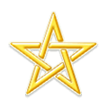 Emoji ⛦ Pentagramma che vortica a sinistra su Samsung One UI 6.1.