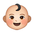 👶🏻 Emoji Bebê: Pele Clara na Samsung One UI 6.1.