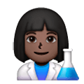 👩🏿‍🔬 Emoji Cientista Mulher: Pele Escura na Samsung One UI 6.1.
