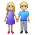 Emoji 👫🏼 Uomo E Donna Che Si Tengono Per Mano: Carnagione Abbastanza Chiara su Samsung One UI 6.1.