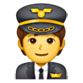 Émoji 🧑‍✈️ Pilote sur Samsung One UI 6.1.