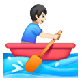 Émoji 🚣🏻‍♂️ Rameur Dans Une Barque : Peau Claire sur Samsung One UI 6.1.