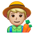 👨🏼‍🌾 Emoji Agricultor: Tono De Piel Claro Medio en Samsung One UI 6.1.