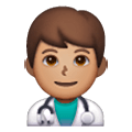 👨🏽‍⚕️ Emoji Homem Profissional Da Saúde: Pele Morena na Samsung One UI 6.1.