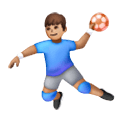 🤾🏽‍♂️ Emoji Hombre Jugando Al Balonmano: Tono De Piel Medio en Samsung One UI 6.1.