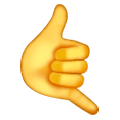 🤙 Emoji ruf-mich-an-Handzeichen Samsung One UI 6.1.