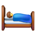 🛌 Emoji im Bett liegende Person Samsung One UI 6.1.