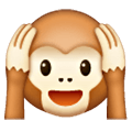 🙉 Emoji sich die Ohren zuhaltendes Affengesicht Samsung One UI 6.1.