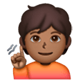 Emoji 🧏🏾 Persona Con Problemi Di Udito: Carnagione Abbastanza Scura su Samsung One UI 6.1.
