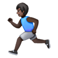 🏃🏿‍♂️ Emoji Hombre Corriendo: Tono De Piel Oscuro en Samsung One UI 6.1.
