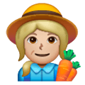 Emoji 👩🏼‍🌾 Contadina: Carnagione Abbastanza Chiara su Samsung One UI 6.1.