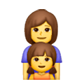 👩‍👧 Emoji Familia: Mujer Y Niña en Samsung One UI 6.1.