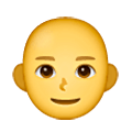 👨‍🦲 Emoji Homem: Careca na Samsung One UI 6.1.