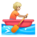Émoji 🚣🏼 Personne Ramant Dans Une Barque : Peau Moyennement Claire sur Samsung One UI 6.1.