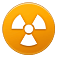Émoji ☢️ Radioactif sur Samsung One UI 6.1.
