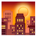 🌇 Emoji Sonnenuntergang in der Stadt Samsung One UI 6.1.