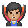 🧛🏽‍♂️ Emoji Vampiro Hombre: Tono De Piel Medio en Samsung One UI 6.1.