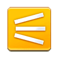 Emoji ⚟ Tre linee convergenti a sinistra su Samsung One UI 6.1.