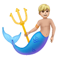 🧜🏼‍♂️ Emoji Sirena Hombre: Tono De Piel Claro Medio en Samsung One UI 6.1.