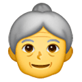 Emoji 👵 Donna Anziana su Samsung One UI 6.1.