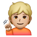 🧏🏼 Emoji gehörlose Person: mittelhelle Hautfarbe Samsung One UI 6.1.