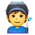 🧑‍🏭 Emoji Trabajador de fábrica en Samsung One UI 6.1.