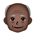 👴🏿 Emoji älterer Mann: dunkle Hautfarbe Samsung One UI 6.1.