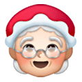 Émoji 🤶🏻 Mère Noël : Peau Claire sur Samsung One UI 6.1.