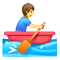 Emoji 🚣‍♂️ Uomo In Barca A Remi su Samsung One UI 6.1.
