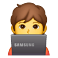 Émoji 🧑‍💻 Informaticien (tous Genres) sur Samsung One UI 6.1.