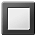 🔲 Emoji schwarze quadratische Schaltfläche Samsung One UI 6.1.