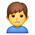 🙎‍♂️ Emoji Homem Fazendo Bico na Samsung One UI 6.1.
